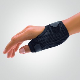 Bort 112710 Large Black Short Soft Thumb Splint, Large, Black