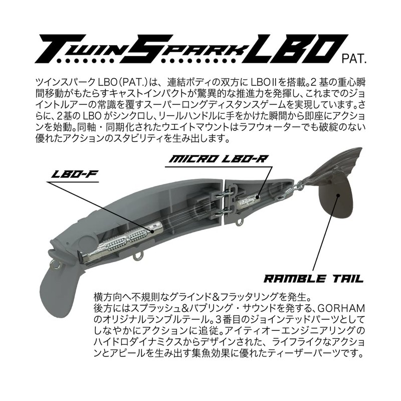 Megabass Gorham 147F Aurora Reaction