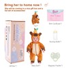 BABESIDE 17-Inch Lifelike Baby Doll Set – Soft Weighted Body,