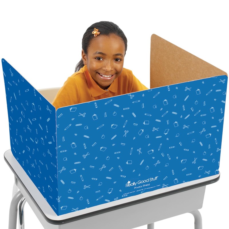 Really Good Stuff Large Privacy Shields for Student Desks –