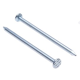 Nails for Wood Flat Round Head (Pack of 500) Zinc Plated Nail Galvanized Heavy Duty for DIY and Crafts Home Decor Woodwork Furniture Size: Length 20mm Nail Diameter 1.2mm