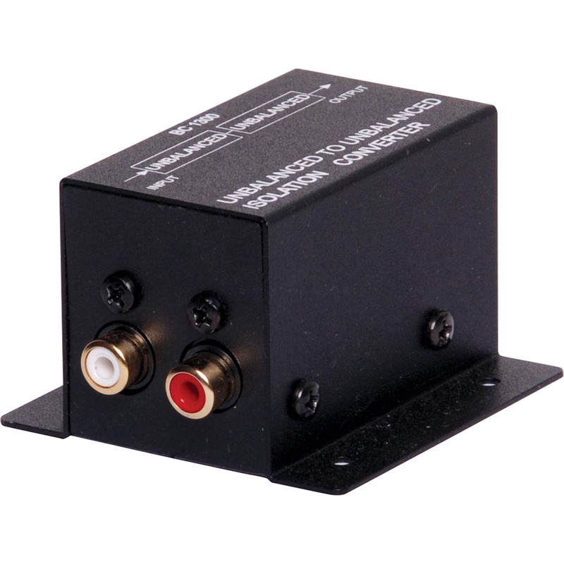 Unbalanced Stereo Line Isolation Transformer RCA-RCA