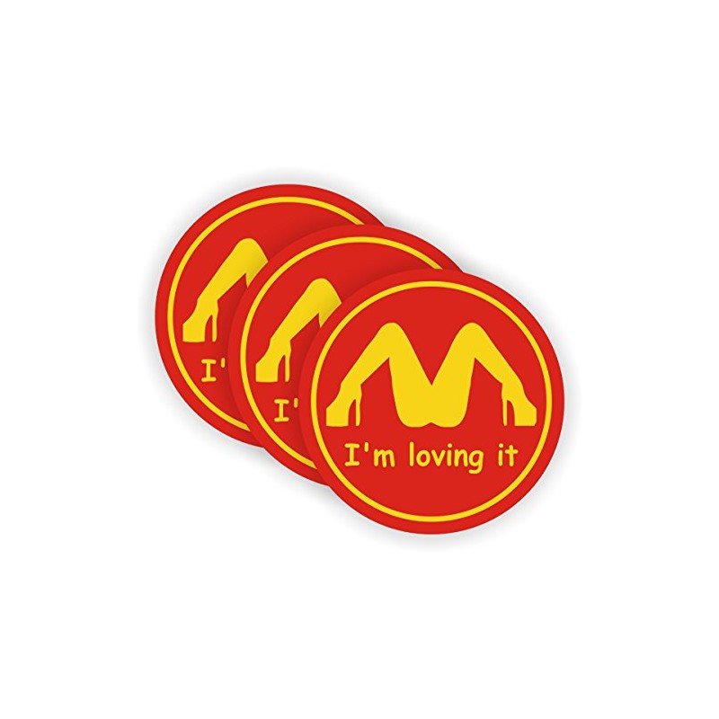 I'm Loving It Hard Hat Sticker / Helmet Decal Label