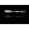 JACKALL 1.5" Clear Glow Crush Worm