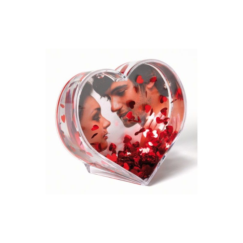 Walther Glitterheart Profil With Red Metal Hearts 9.1 x 6.5