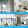 BROLSKUN LED AC100-265V 3.5W Refrigerator Bulb Frigidaire Replacement Refrigerator Bulb