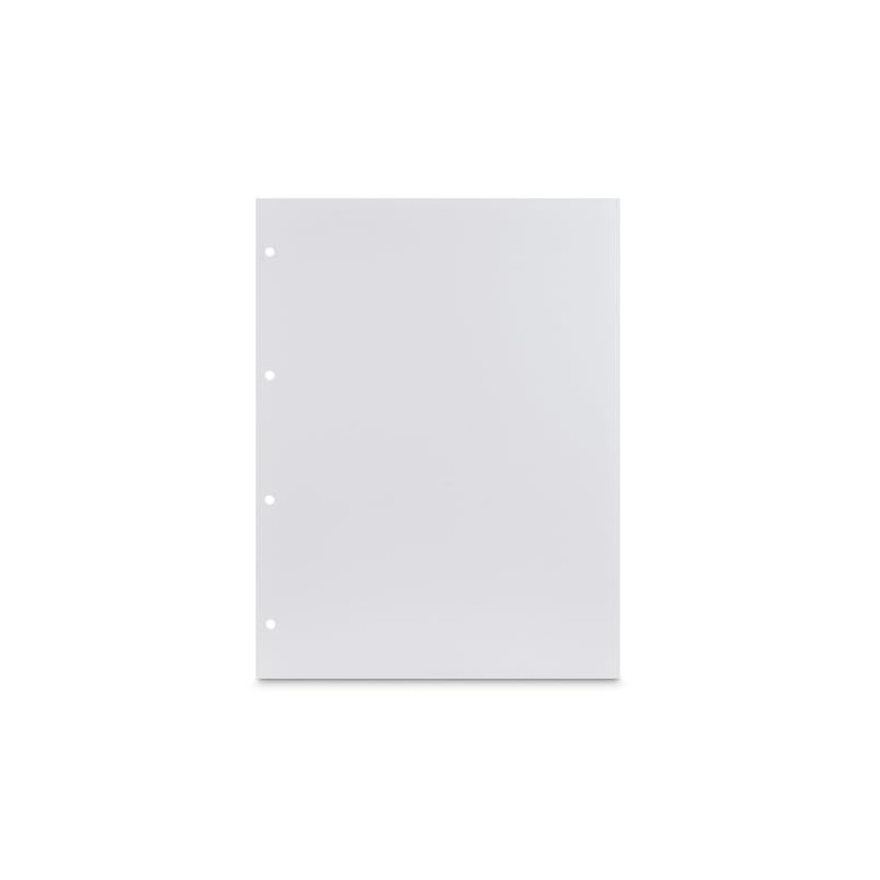 Photo Card 23.3 x 31 cm Perforated 25 Sheets White