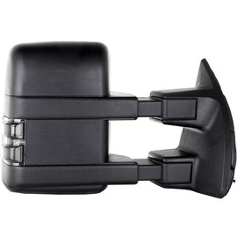 SELEAD Towing Mirror 2008-2016 for ford for F250 for F350 for F450 for F550 Super Duty Truck Tow Mirror with Manual Adjusted No Heated Turn Signal Light Black Housing 1 Pc RH Side