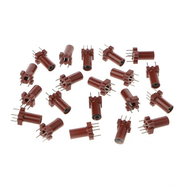 VONGEE Pack of 20 Adjustable Inductor Skeleton Empty Ferrite Core