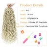 613 Goddess Locs Crochet Hair 18 Inch 6 Packs Faux