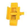 Vestil SRC-1 Steel Single Rail Chock 7-1/2 In. Width Yellow