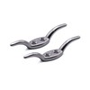 2pcs Flag rope cleat hooks 66mm marine grade stainless steel