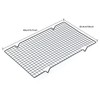 5-piece stainless steel cooling rack -10" x 16" metal wire