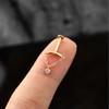 Hidden Helix Earrings for Women Dangle Helix Jewelry Rhinestone Chain