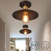 HTRUIYATY Pack of 2 Vintage Umbrella Ceiling Light Industrial Retro