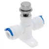 FINBe 1/4 "RO water flow regulating valves with base double-way