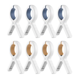 8Pcs Heavy Duty Beach Towel Clips for Sun Loungers, Pool Chairs, Sunbeds - Extra Large Non-Slip Towel Pegs, Strong Grip Clothes Pegs for Laundry, Beach, Garden, Pool, Boat, Camping, Windproof