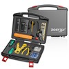 Network Tool Kit, ZOERAX 11 in 1 Professional RJ45 Crimp