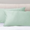 Set of 2 Luxton 100% 1000TC Cotton Pillowcases Standard Size