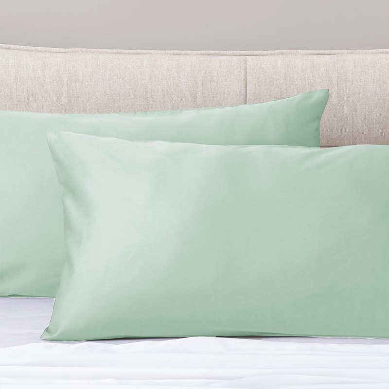 Set of 2 Luxton 100% 1000TC Cotton Pillowcases Standard Size