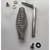 Gooyoou 5" Stainless Spring Handle with 1/2" Steel Rod for