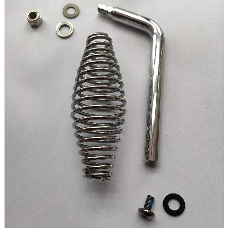Gooyoou 5" Stainless Spring Handle with 1/2" Steel Rod for