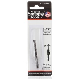 Snappy Tools 3/32 Inch Replacement HSS Drills (2 Pcs.) #49206