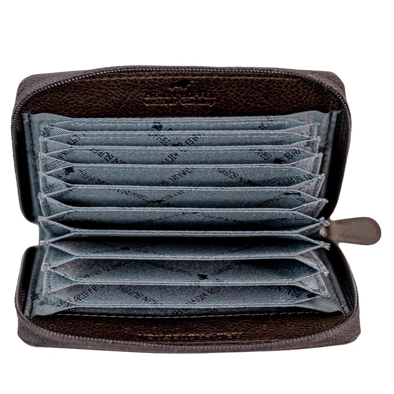 BRAUN BÜFFEL - Arezzo Men's RFID Zip Card Case -