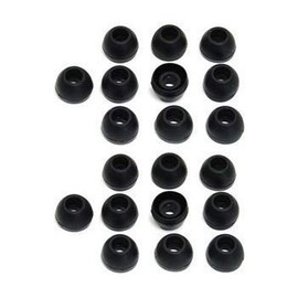 Earbudz Earbudz 10 Pairs Small Silicone Replacement Earbud Tips (Black)