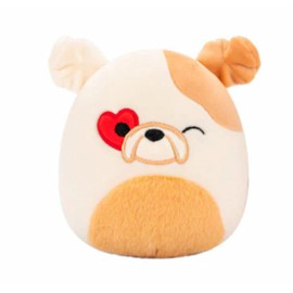 Squishmallows Valentine's Day Dog Brock Plush, 12 inch, Store Exclusive