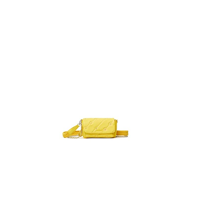 Desigual Women's BOLS_TROMSO OJO DE Tigre Across Body Bag, Yellow,