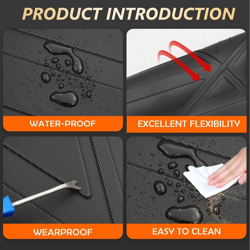 Xipoo Tailgate Mat Compatible with 2005-2023 Toyota Tacoma Tailgate Protector