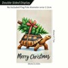 BlissYard Merry Christmas Garden Flag Double Sided 12x18 Flag Winter