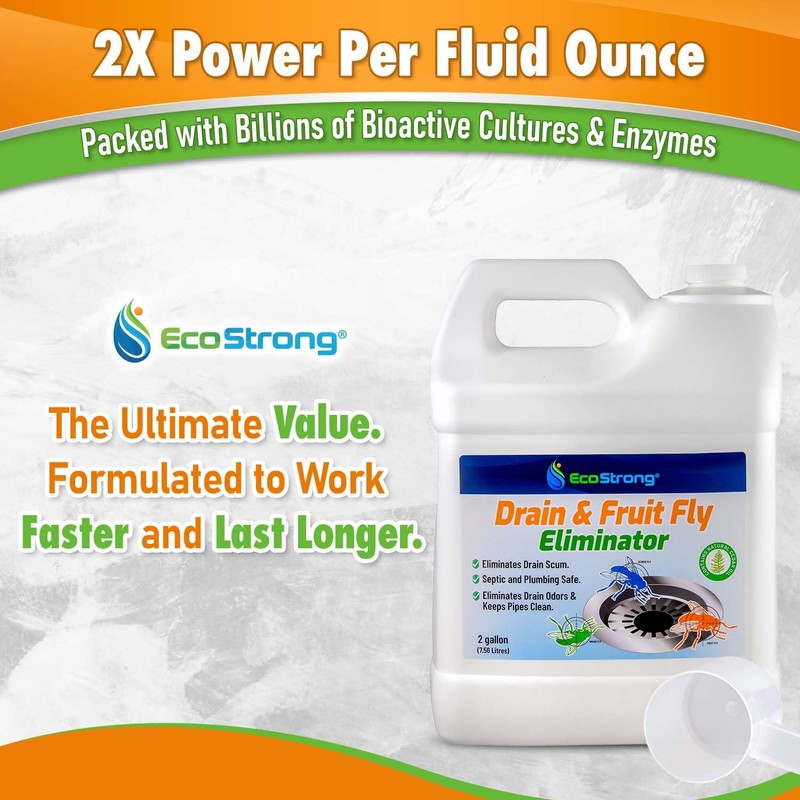 Fruit Fly Drain Treatment | Drain Fly Eliminator | Eliminates