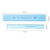 Nishiyuenyi Ceramic Shrinkage Scale Ruler, Ceramic Measuring Ruler, with Standard