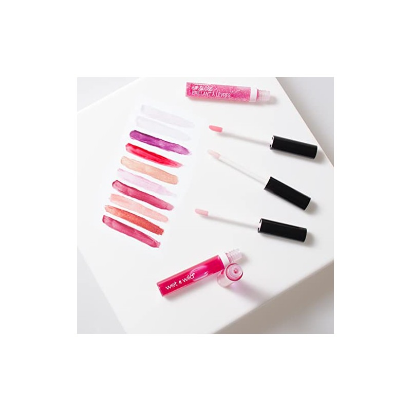Wet n Wild Megaslicks Lip Gloss, 0.19 Onzas (Cherish)