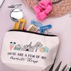 Pebarmnt Fairytale Theme Park Makeup Bag Vacation Trip Fairytale Fans