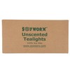 Soyworx Soy Tealight Candles - 25 Unscented - All Natural
