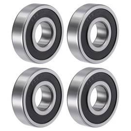 sourcing map 6305-2RS Deep Groove Ball Bearings 25mm Bore 62mm OD 17mm Thick Double Sealed Chrome Steel 4pcs