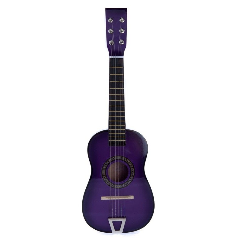 Unbranded 23” Mini Acoustic Guitar Wood Beginner Purple Small Toy