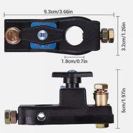 MTJNYZA 12V 24V Heavy Duty Battery Isolator Switches,Car Battery Disconnect Isolator Cut Off Switches,Universals Battery Terminal Anti-Leakage Switches for Car Truck Boat