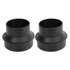 1 Pair ABS Parking Heater Adapter Tube 60MM to 75MM