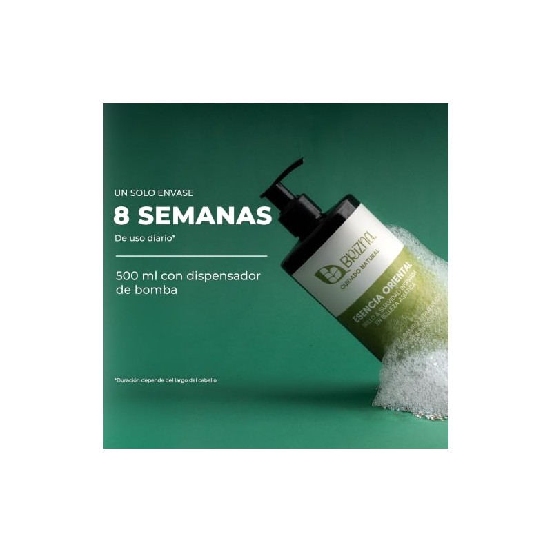 Brizna Esencia Oriental Shampoo con Arroz, Bambú y Jojoba |