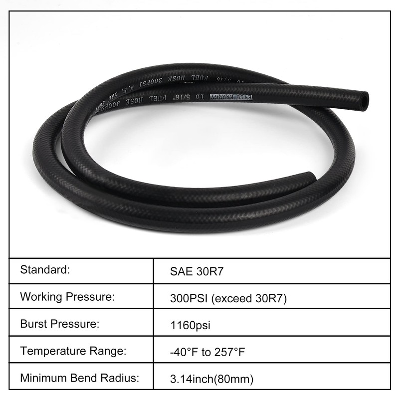 EVIL ENERGY Fuel Line Hose 5/16 Push Lock Fuel Hose