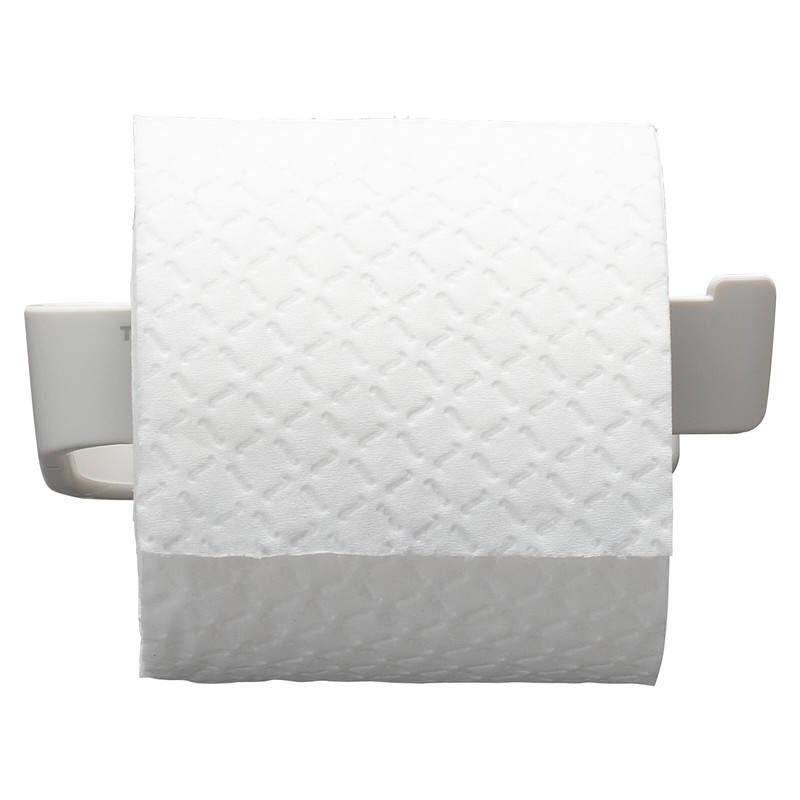 Tiger Tess, Toilet roll holder without cover, White, 81x145x45mm