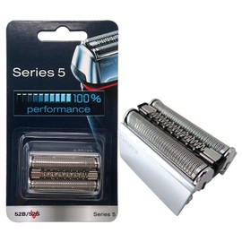2024 Upgraded 52S Shaver Razor Blade Cassette For Br-aun Series 5 Models: 5020, 5020s, 5030, 5030s, 5040, 5040s, 5050, 5050cc, 5070, 5070cc, 5090, 5090cc(Silver)