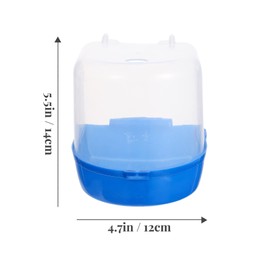 NOLITOY 2pcs Hanging Parrot Bath Cube Bird Bath Box for Natural Cleaning Convenient Shower Tub for Birds of Each