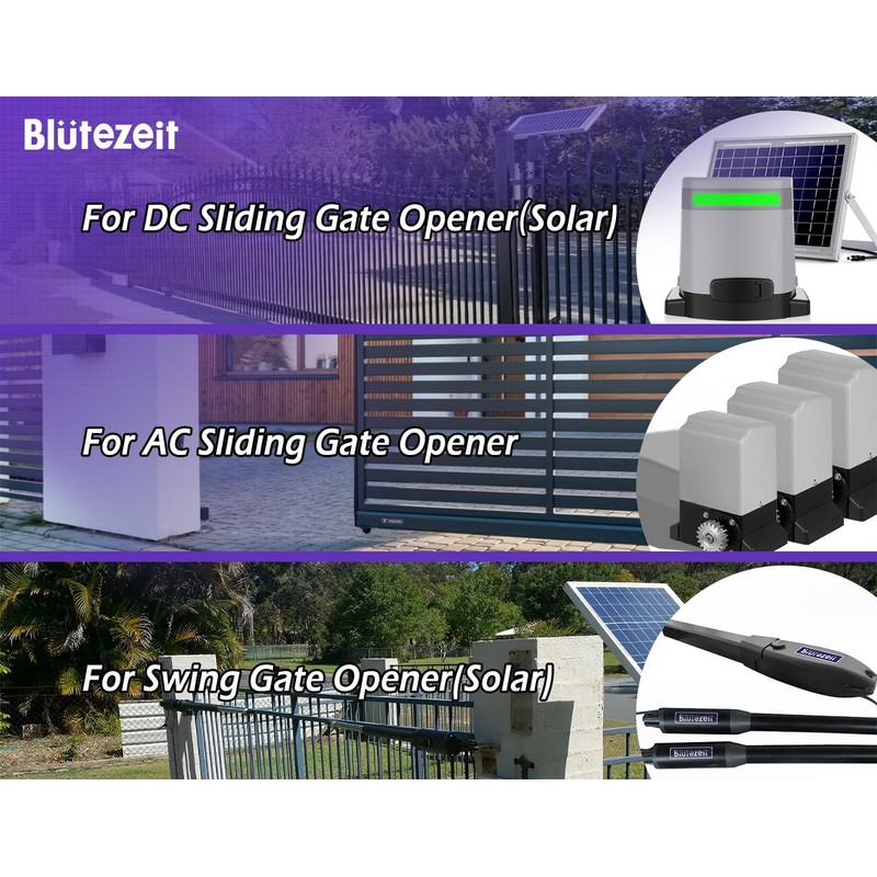 Blütezeit Vehicle Exit Sensor 2.4G Bluetooth, Driveway Gate Vehicle Exit