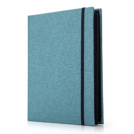 AIOR Photo Album Slip-in Album for 200 10 x 15 Photos Linen Photo Book Vintage Photo Albums for Families Wedding Anniversary Baby Holiday Blue