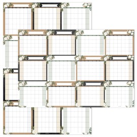 Floral 12 Month Dry Erase Calendar For Wall - Large Calendar Whiteboard Wall, Large Wall Calendar Dry Erase Monthly, Dry Erase Wall Calendar Large, Big Wall Calendar, Yearly Wall Calendar 2025